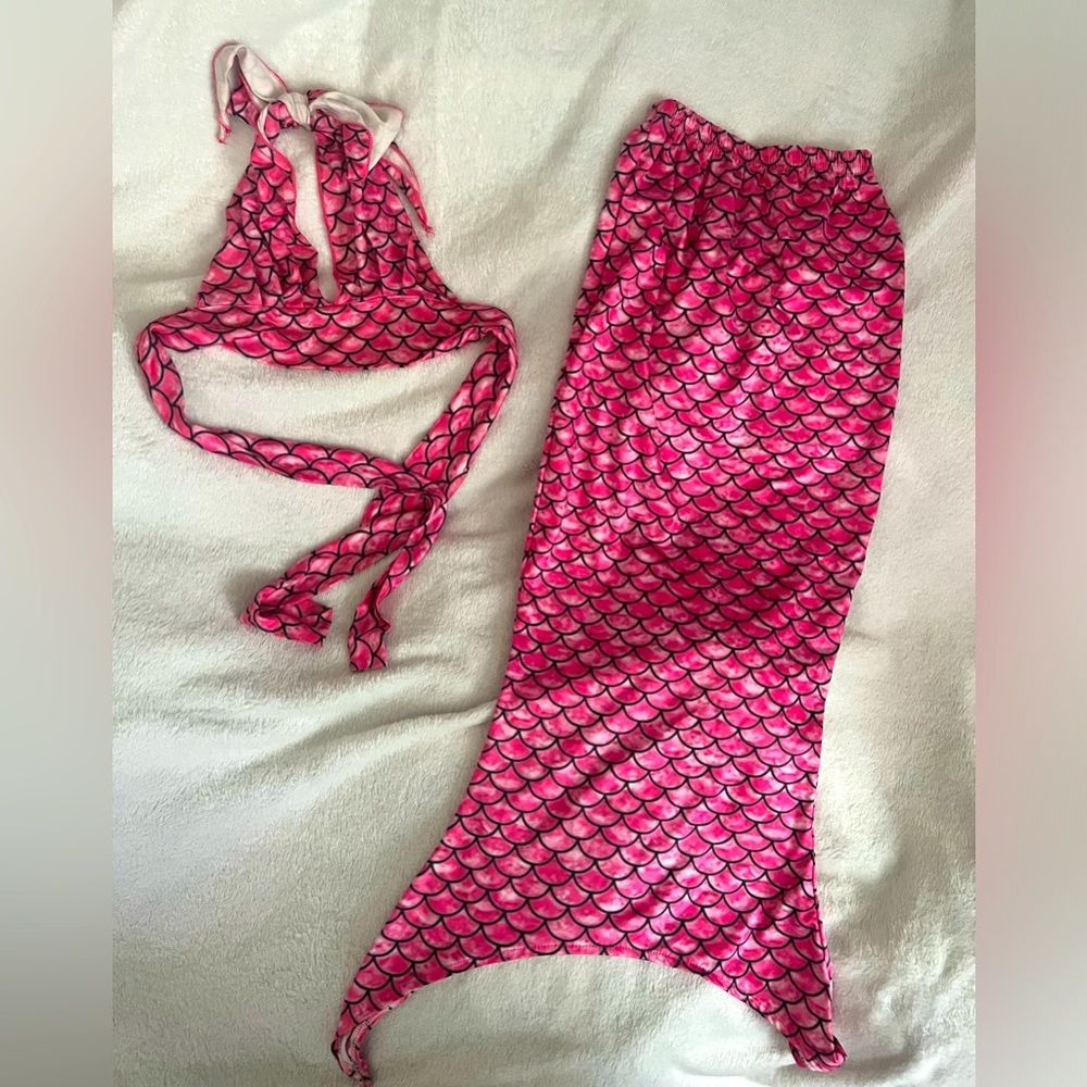 Mermaid Top & Skirt Set